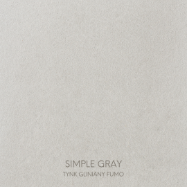 tynk gliniany fumo simple gray