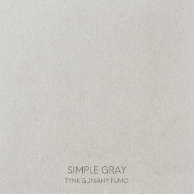 tynk gliniany fumo simple gray
