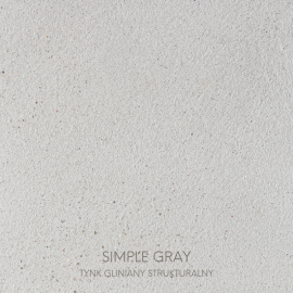 tynk gliniany strukturalny simple gray
