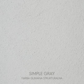 Farba gliniana strukturalna simple gray