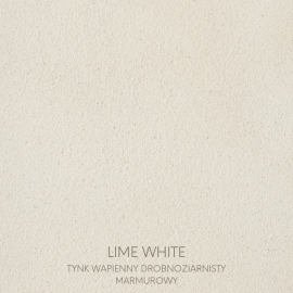 tynk wapienny drobnoziarnisty marmurowy lime white